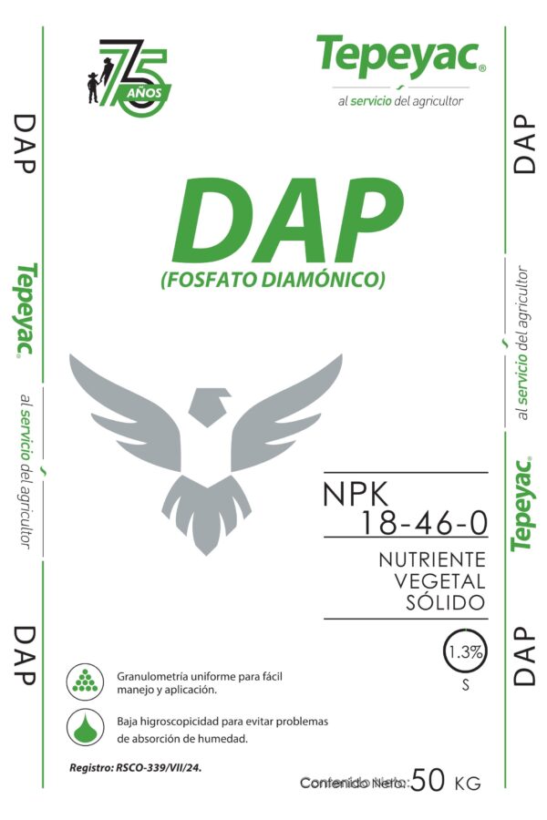 Costal 50 kg Tepeyac DAP 75AÑOS