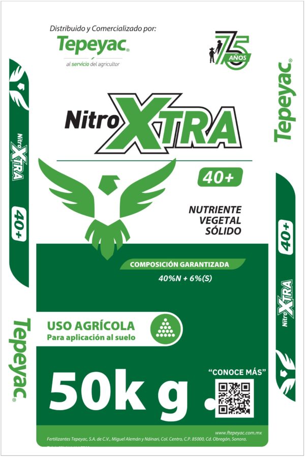 Costal 50 kg Tepeyac NitroXTRA 40+6(S) 60x90cm 75AÑOS