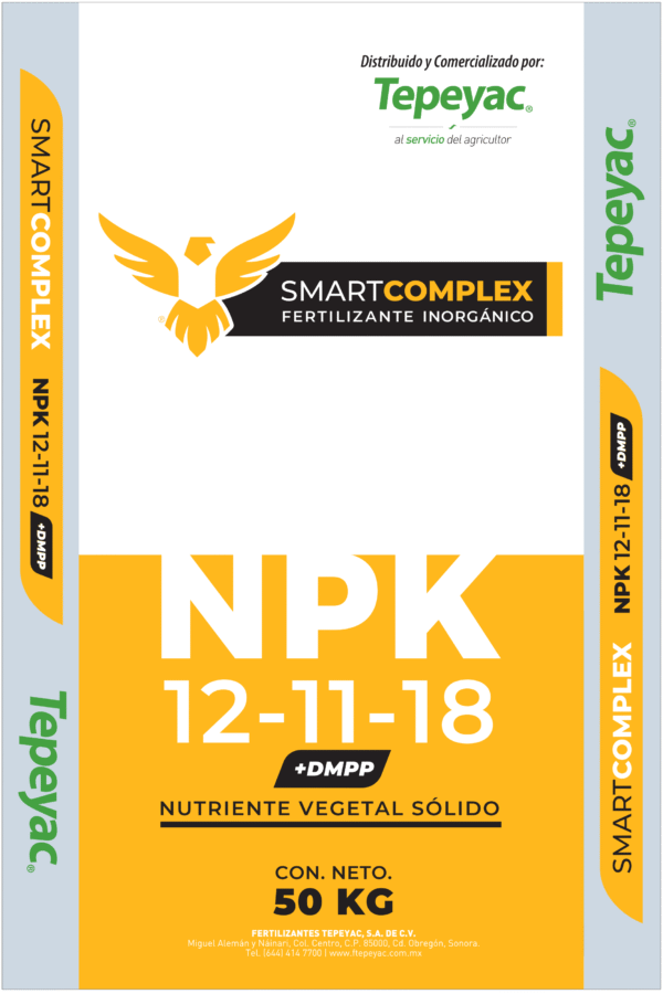 Costal 50 kg Tepeyac SMARTCOMPLEX 12-11-18+DMPP 75 AÑOS