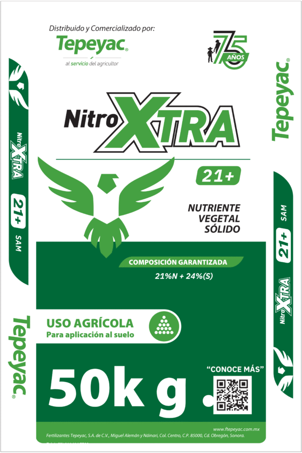 Costal 50 kg Tepeyac NitroXTRA 21+ 60x90cm 75AÑOS