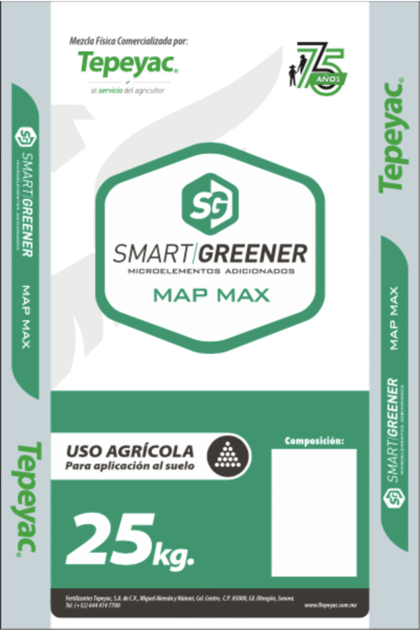 Costal 25 kg Tepeyac SMARTGREENER MAP MAX 75 AÑOS
