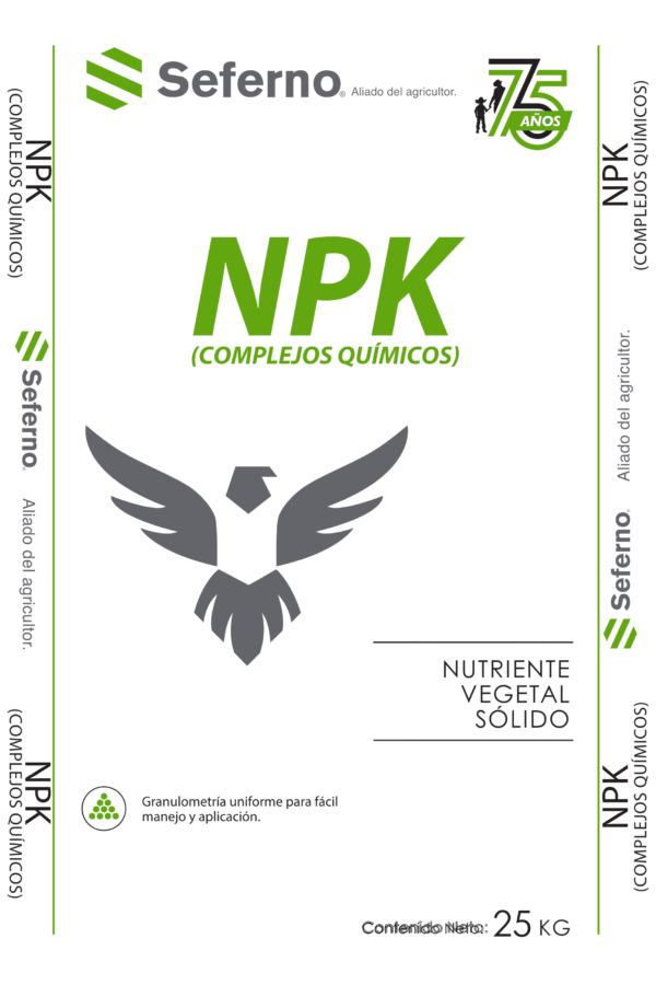 Costal 25 kg Seferno NPK 75 AÑOS