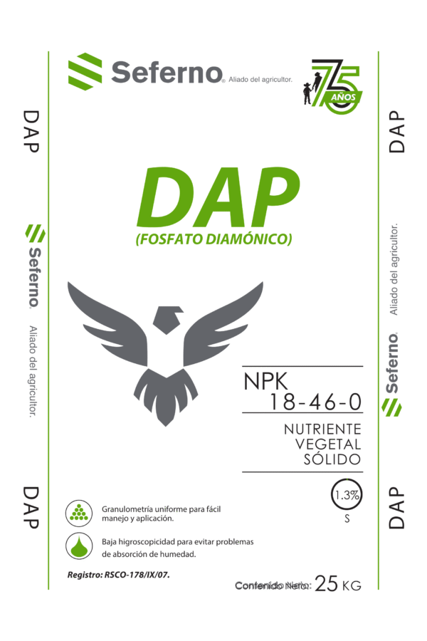 Costal 25 kg Seferno DAP 75 AÑOS