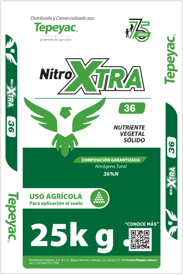 Costal 25 kg Tepeyac NitroXTRA 36 75 AÑOS