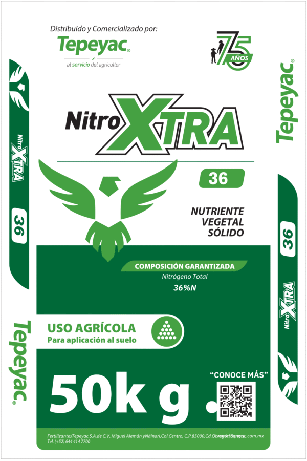 Costal 50 kg Tepeyac NitroXTRA 36 75 AÑOS
