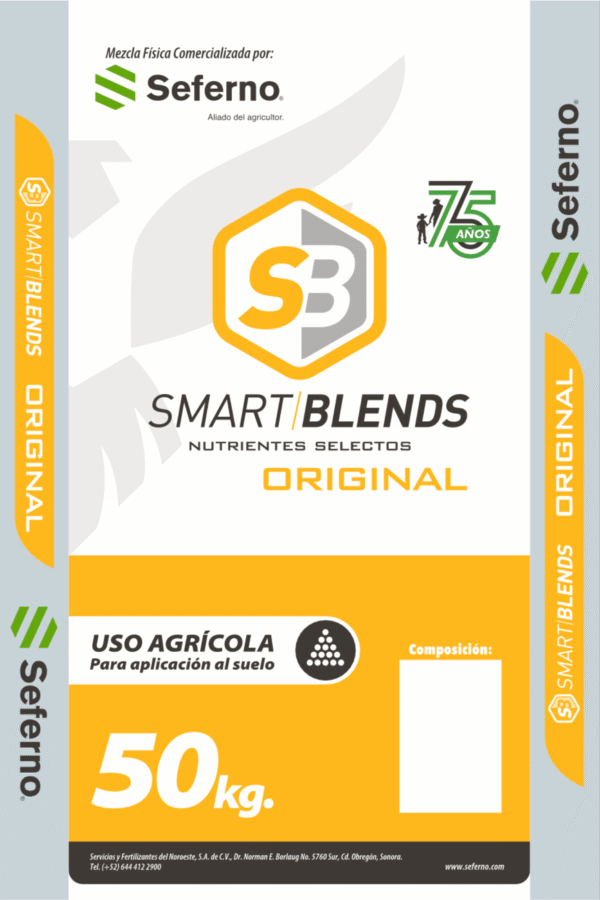 Costal 50 kg Seferno Smart Blends Original 75 AÑOS