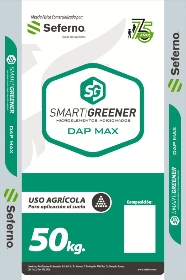 Costal 50 kg Seferno SMARTGREENER DAP MAX 75 AÑOS