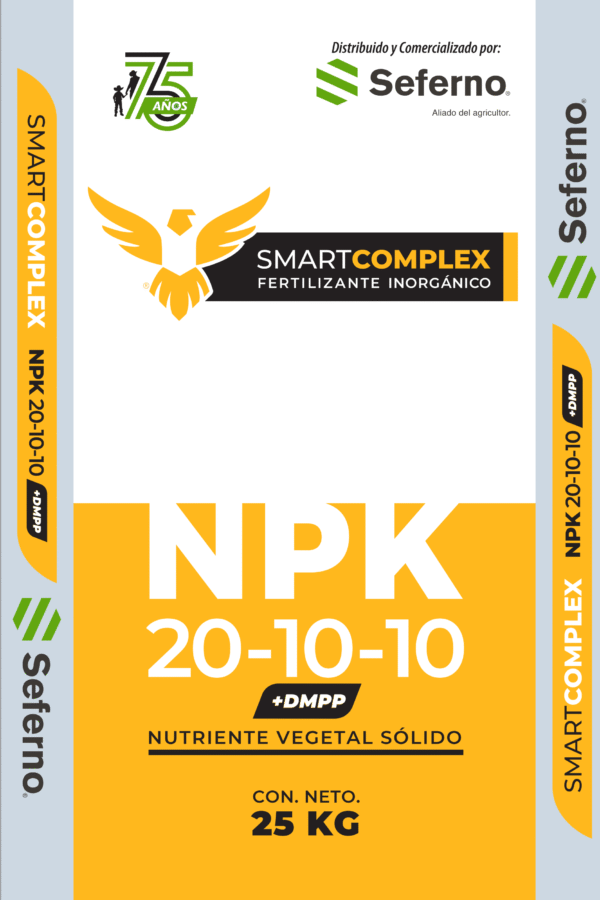 Costal 25 kg Seferno SMARTCOMPLEX 20-10-10+DMPP 75 AÑOS